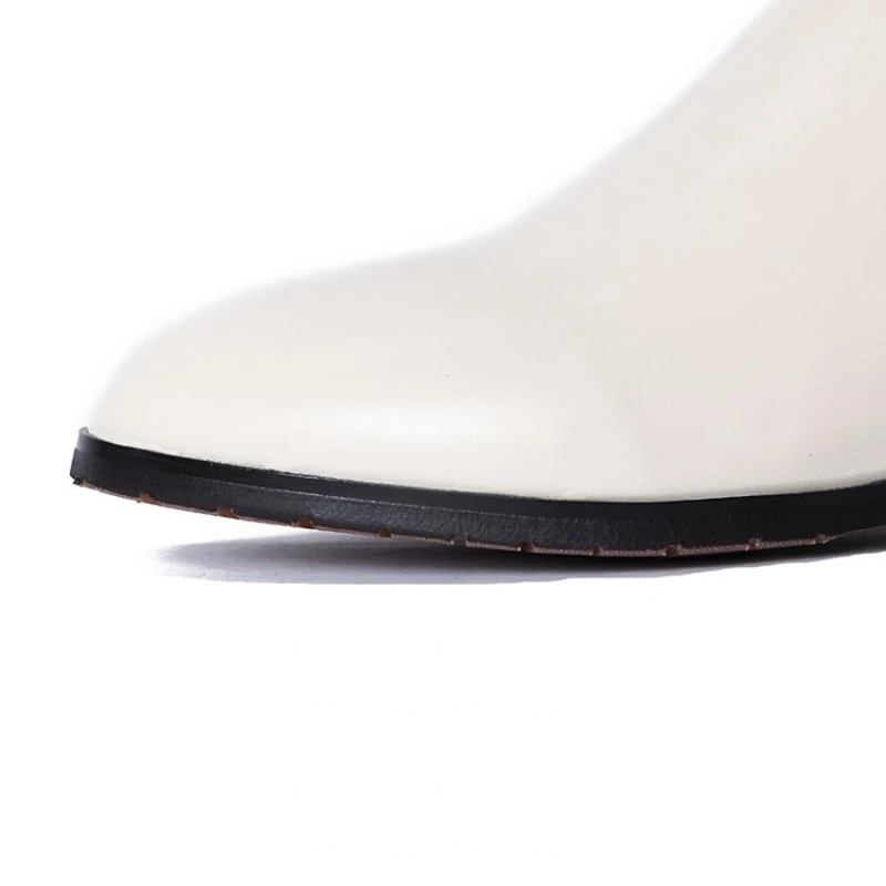 Women's New and Knee Round Head Laser Printed Lace Back Zipper Low Heel Customized Large Tall Boots Knight Boots 46 47 48