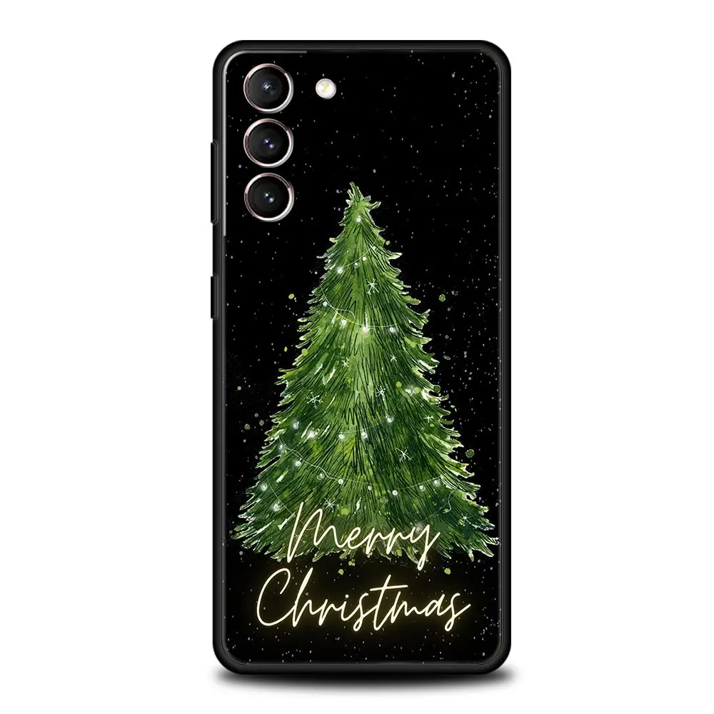 Festive Merry Christmas Tree Soft Silicone Phone Case