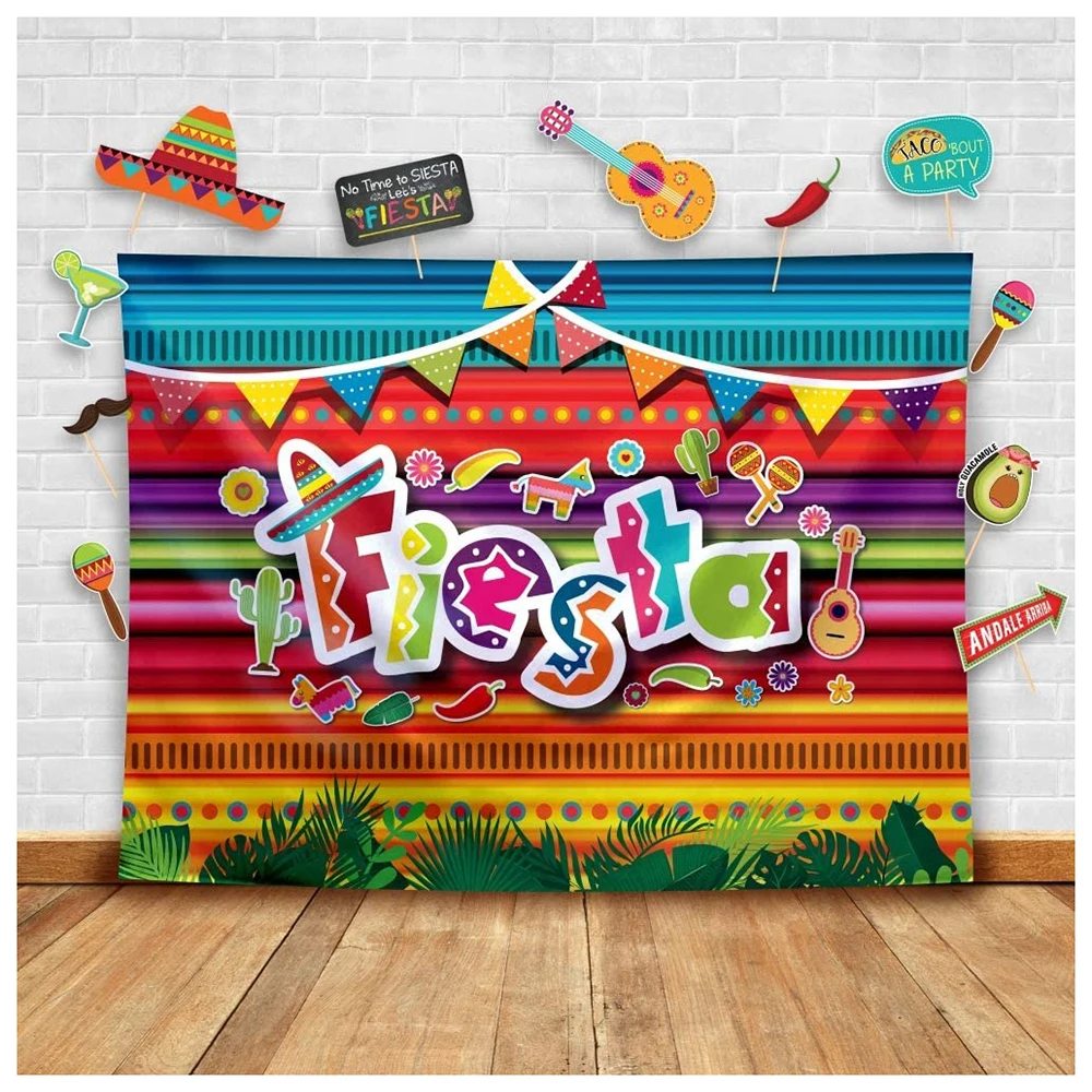 Mexican Pinata Happy Birthday Banners Party Decorations Rainbow Tassel  Garlands Flags Table Runner Cinco De Mayo Party Supplies - AliExpress