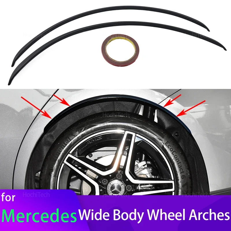 Für Mercedes-Benz A B C E S Klasse W176 W177 W204 W205 W206 W211 W221 2 stücke Fender Body Kit Rad Bögen Schutz Abdeckung Kotflügel