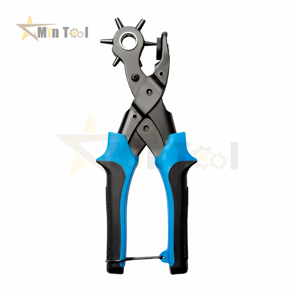 Fai Da Te Girevole In Pelle Cintura Foro Punzone Pinza Occhiello Puncher Set Per Cinture Cinturino Orologio Gatto Cane Collare Strumento Manuale