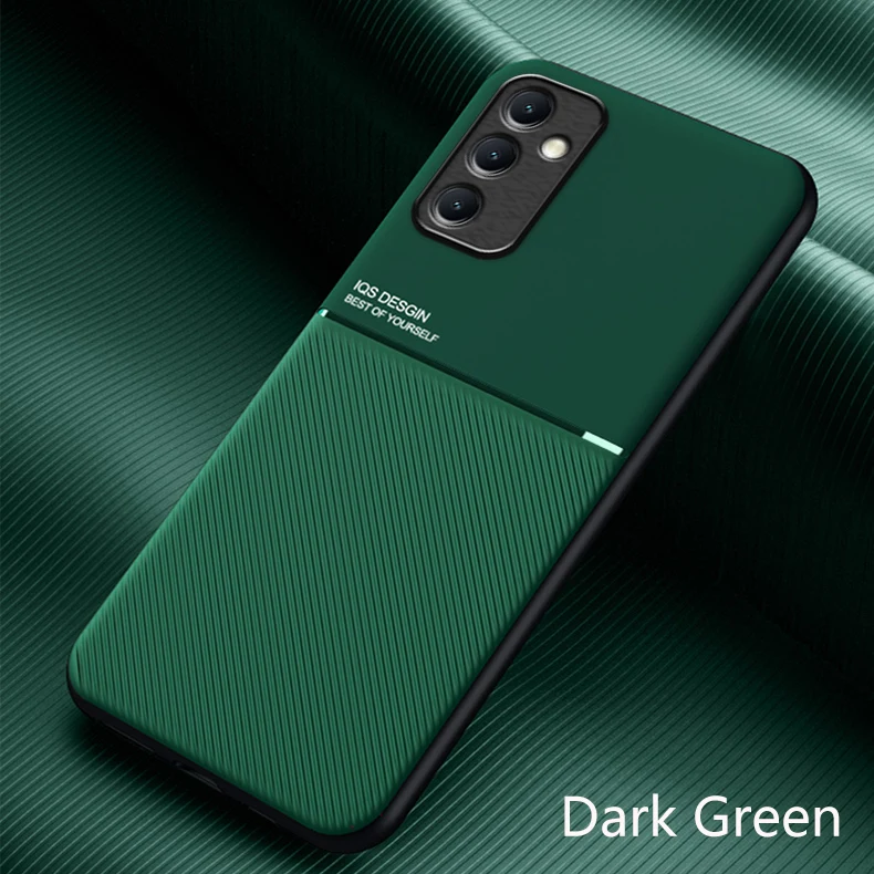 Sleek Magnetic Leather Phone Case with TPU Protection