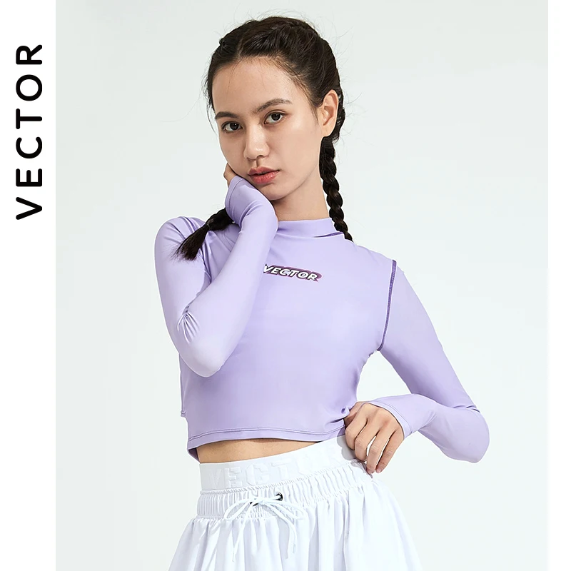 

VECTOR 2022 summer sunscreen UPF 50+ Women's swimsuit full long sleeve surfing snorkeling swimwear female zipper split beach