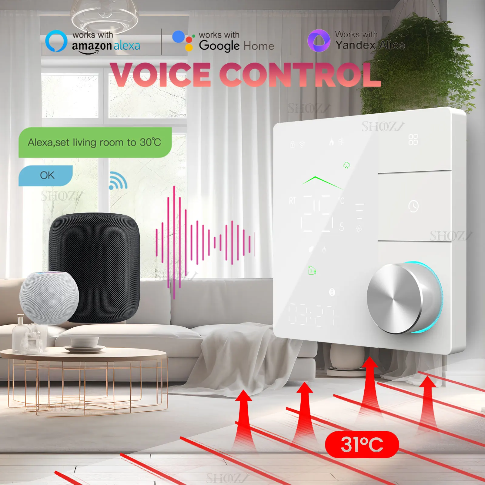 avec surveillance de la consommation électrique pour