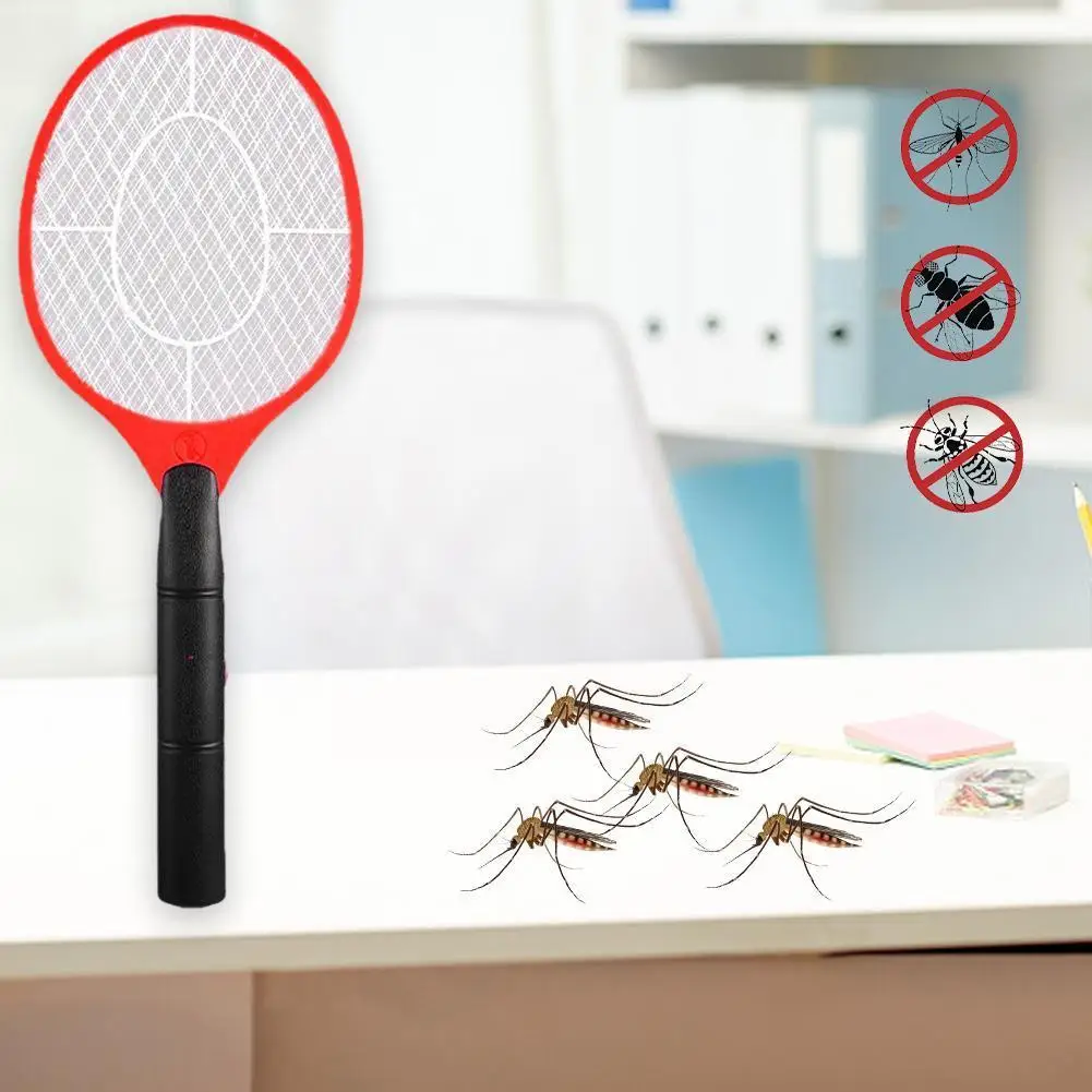 Electric Handheld Bug Zapper Insect Fly Swatter Racket Portable