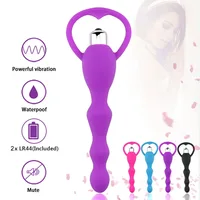 Vibrierende Anal Plug Prostata Massage Weiche Anal Perlen Butt Plug Vibratoren Sex Spielzeug für Paare Butt Plug Silikon Erwachsene Produkte 3