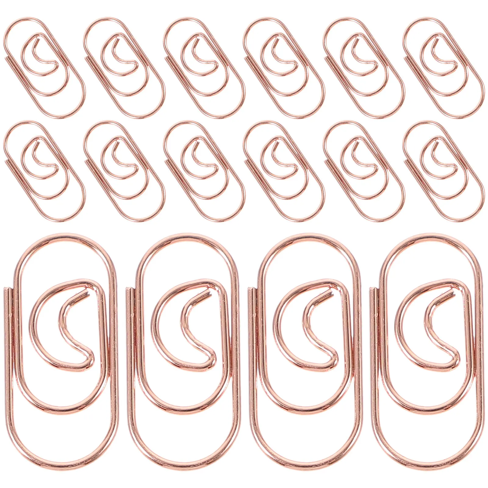 100Pcs 사랑스러운 종이 클립 사무용품 파일용 다기능 장식 종이 클립 편지 카드 사진 앨범