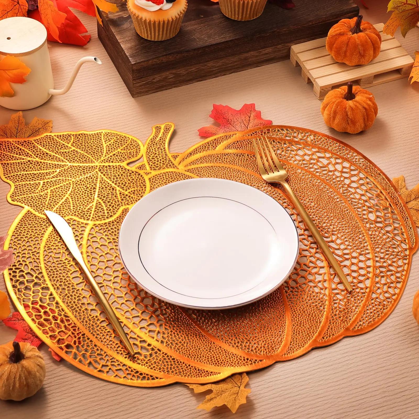 Thanksgiving Pumpkin Harvest Placemats 2