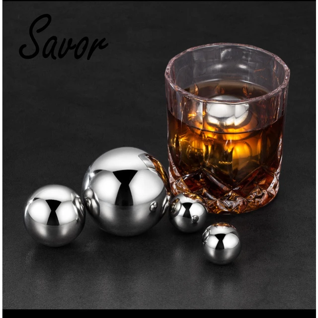 Ice Cube Ball Shape Whisky Stone Rock Cooler Bar Kitchen - Free Shipping