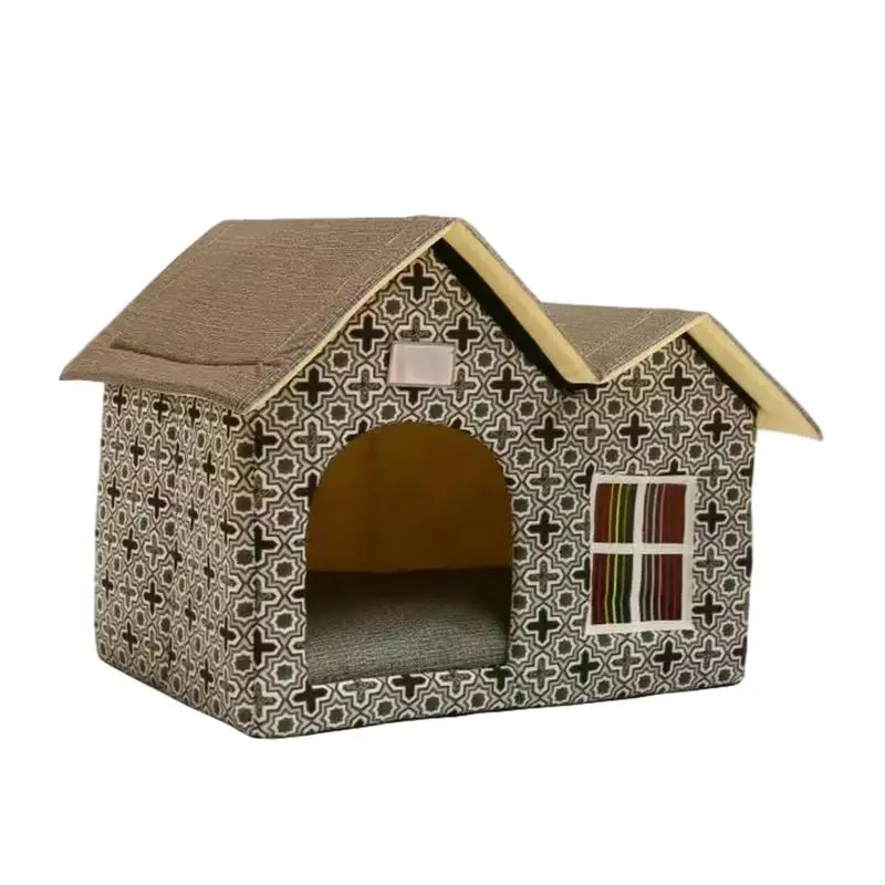 

Cat House Waterproof Pet House Kitten Shelter For Indoor Outdoor