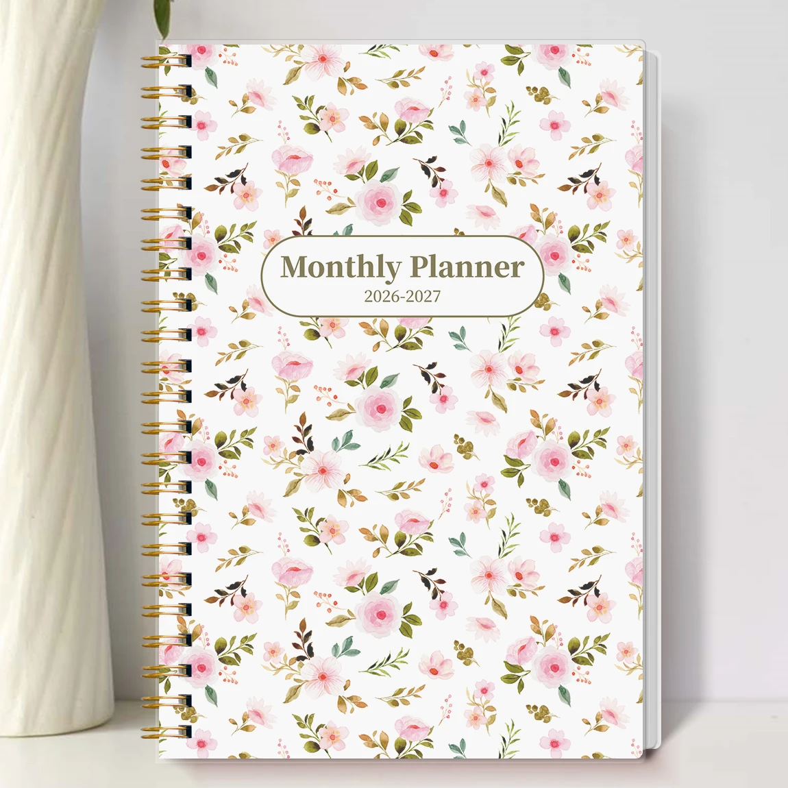 2026-2027 A5 Weekly & Monthly Planner – Jan 2026 to Dec 2027 Spiral Organizer with Calendar & Notes, School & Office Supplies