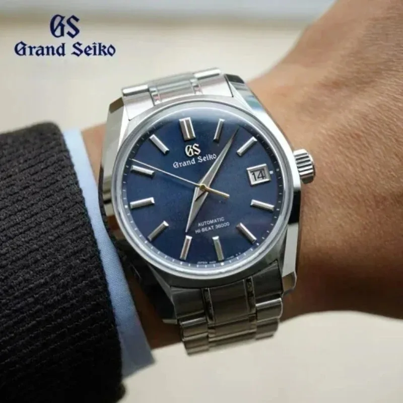 

Модные наручные часы Grand Seiko, Спортивная Коллекция, Hi Beat, нержавеющая сталь, немеханические кварцевые мужские часы, деловые Брендовые Часы