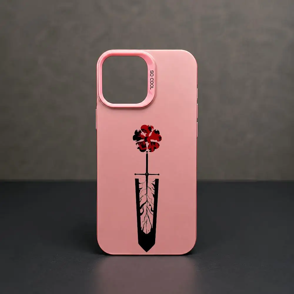 Black Clover Logo Shockproof Color Gradient TPU Phone Case