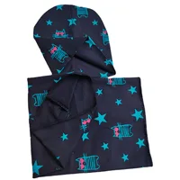 Autumn Winter Baby Hat Set Love Heart Cats Print Baby Girl Hat Boy Cap Infant Hat Scarf 6