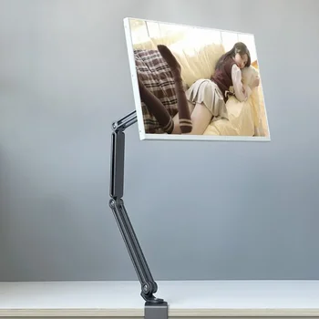 휴대용 모니터 스탠드 충전식 지능형 진공 자기 흡착 마운트, 조정 가능한 알루미늄 합금 암, 13-17.3 인치