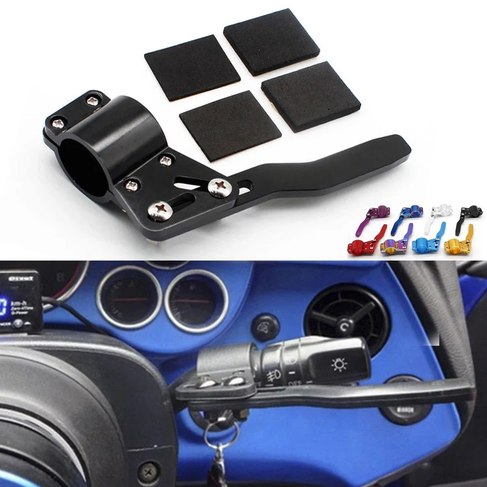 

Aluminium Car Accessories Styling Adjustment Steering Wheel Turn Rod Extension Turn Signal Lever Position Up Kit