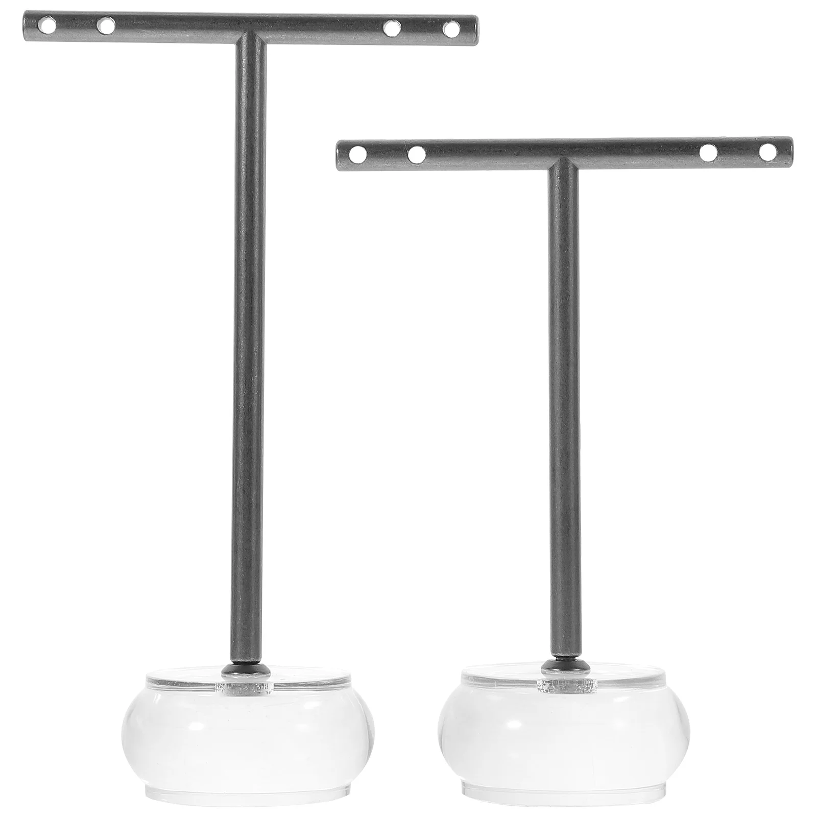 

2pcs Metal T Shape Earring Display Holders Earring Ear Stud Display Holders