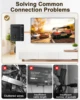 Professional Network Card Adapter 1800mAh Micro USB Power for Amazon Fire TV Sticks Firestick Adapter Support 4K Video 6