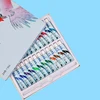Acrylic Paint & Watercolor Set With Brush 12/24 Colors Pigment 5ml Kids Painting Kit For Beginner Students 5