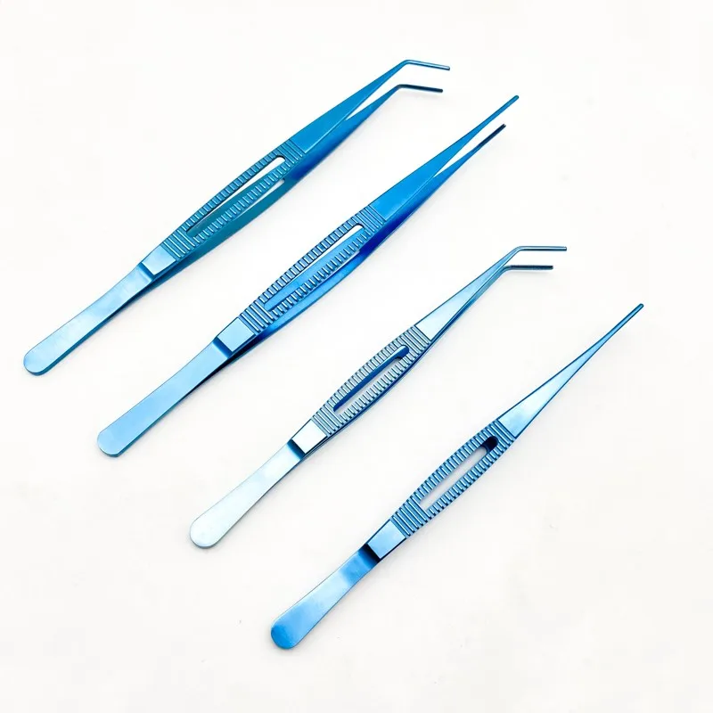 

Vascular Pliers Cardiac Dissecting Forceps Flat Handle Titanium Orthopedic Damage-free Tweezers Forceps