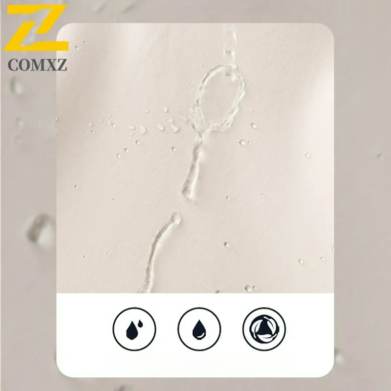 Outdoor Rainproof Jacket Men's Fly Fishing Camping Soft Shell Waterproof Windproof Windbreaker Trendy Ski Splicing Hooded Coat