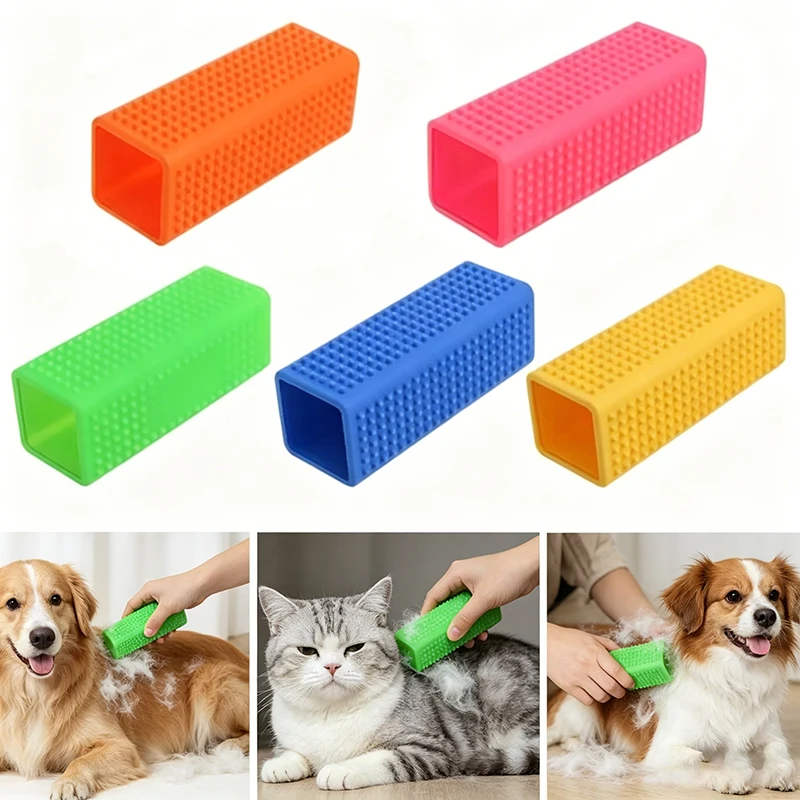 Silicone Pet Hair Removal Brush 2