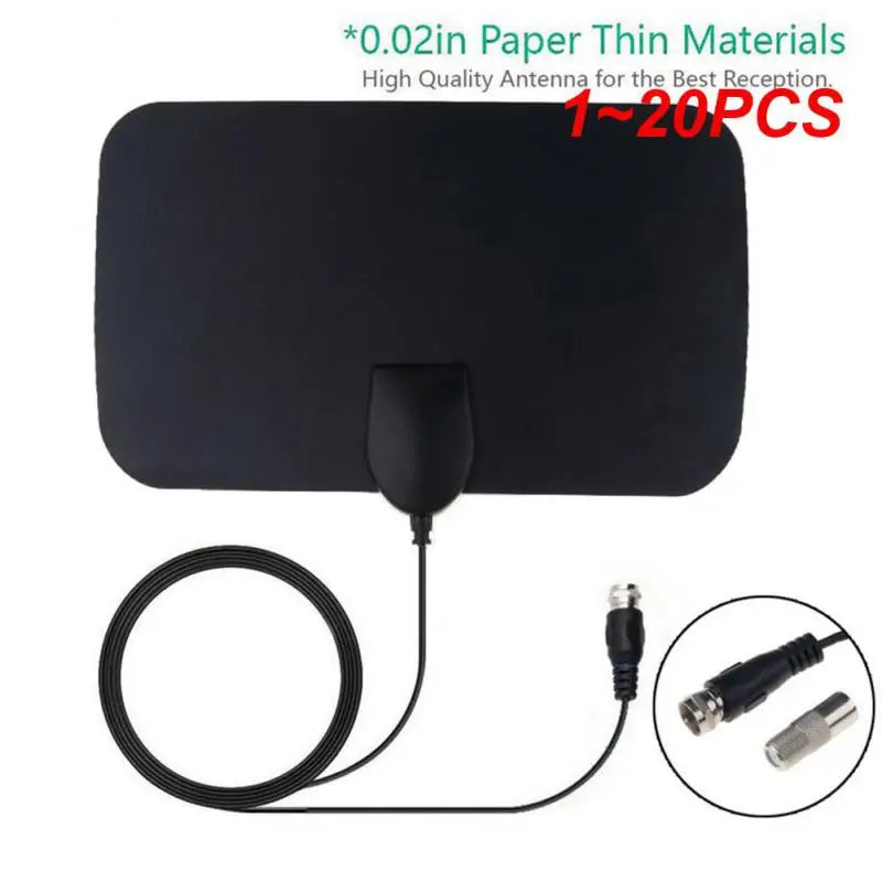 

1~20PCS Miles Range TV Antenna Digital Antena Indoor HDTV 1080P 4K 13ft Cable DVB-T2 4K Antena Local Channel Broadcast