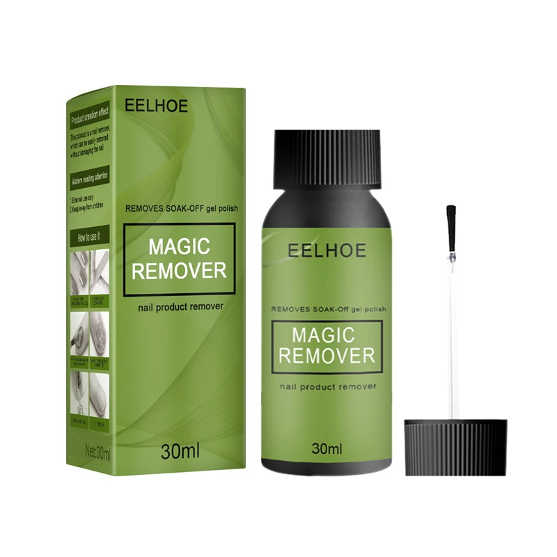 10/20/30ml Magic Remover Nail Gel Polish Remover Manicure Set Acrylic Clean Degreaser For Nail Art UV Gel Polish