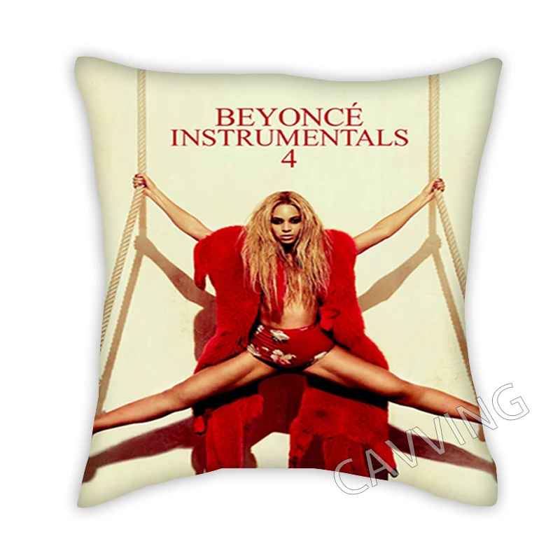 

Beyonce 3D Print Polyester Decorative Pillowcases Throw Pillow Cover Square Zipper Cases Fans Gifts Home Decor P01