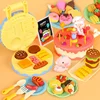 24 Colors Creative Kids Clay Toy Plasticine Tool Set Hamburger Noodle Ice Cream Machine DIY Clay Mold Play House Toys for Kids 4