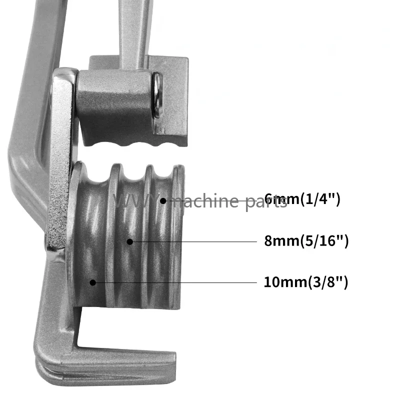 3 In 1 Pipe Bending Hand Tool Combination Tube Bender 90 180 Degree Tube Bending Machine 6mm 0.24in 8mm 0.31inch 10mm 0.39inch tube bender