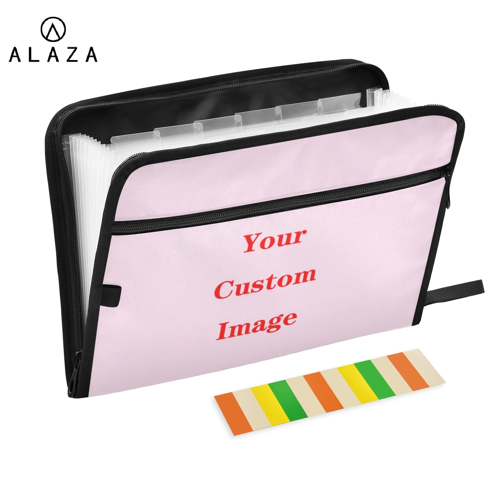 Luxury A4 File Folder Document Bag Business Briefcase Storage Organizer Bag image Stationery School Office Supplies