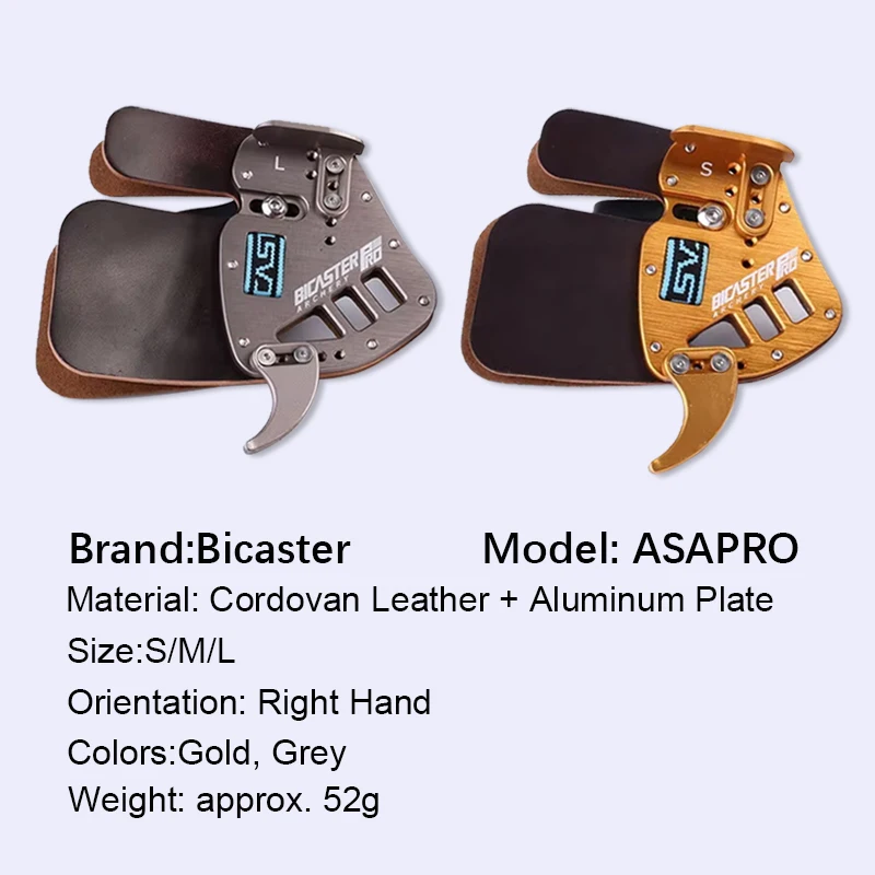 Bicaster Archery Finger Guard Protector High Quality Genuine Leather Fingers Protection Shooting Replacement Accessory For archery finger tab