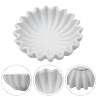 Unique Grooved Design Decorative Bowl Adds Elegance and Sophistication Perfect for Living Room Coffee Table Bookshelf 2