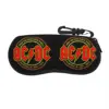 AC DC Rock Glasses Case Unisex Travel Heavy Metal Music Reading Box Protector Eyeglasses Box 1