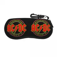 AC DC Rock Glasses Case Unisex Travel Heavy Metal Music Reading Box Protector Eyeglasses Box 1