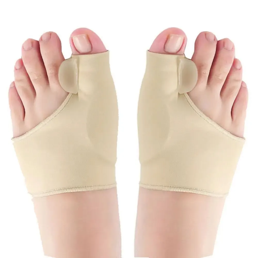Sebs Foot Protectorfoot Carebunion Correctorhigh Elasticityday & Night Split Toe Sleevewith Siliconesilicone