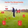VEVOR 3/6/9 Hole Kids Backyard Golf Game Portable Bucket Golf Course Practice Chipping Games for Family Outdoor Yard Sports Toys 2