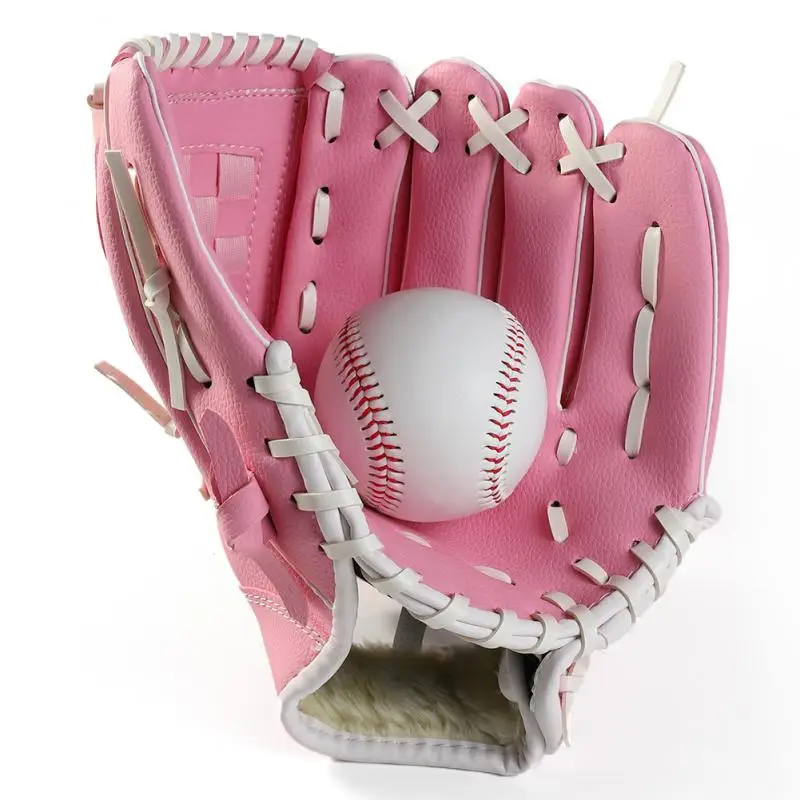 Pure Leather Baseball Glove Adult Children Baseball Training Thickened Cushioning Infield Pitcher Infielder