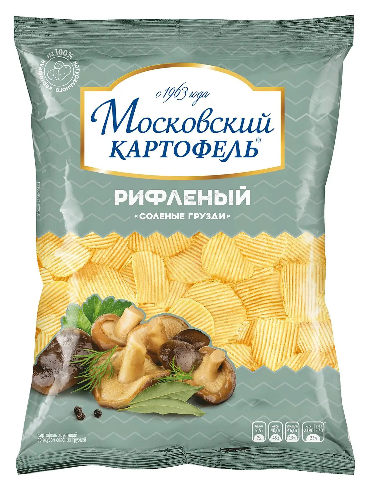 16 штук Чипсы "Московский