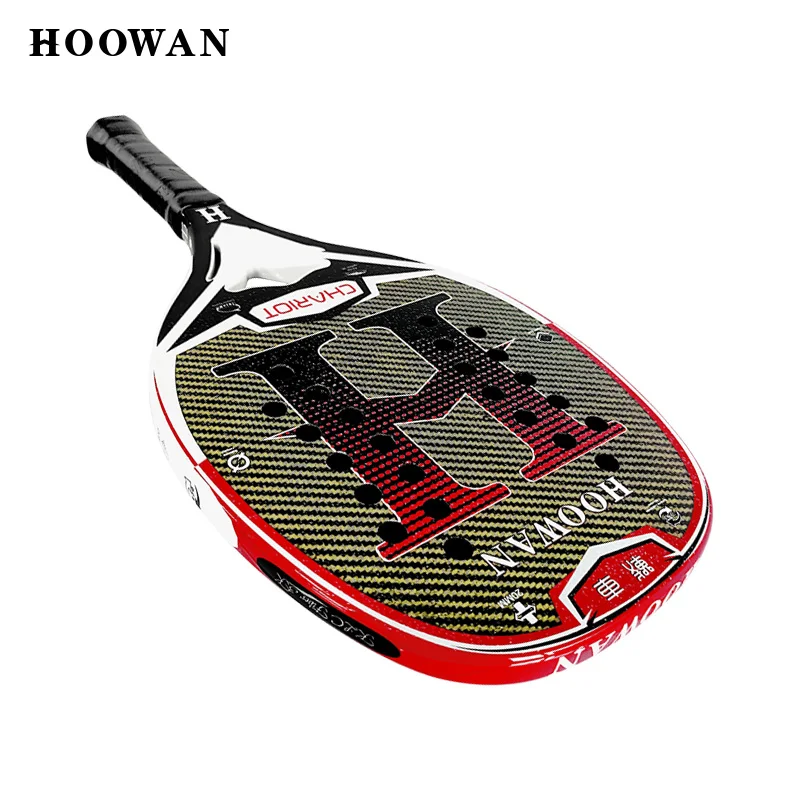 Beach Tennis Racket T700 Kevlar Carbon Fiber 20MM Mid-Hard EVA Core