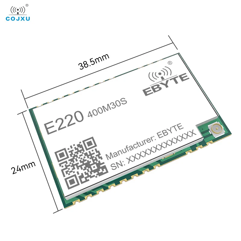 LLCC68 LoRa Wireless rf Module 433/470MHz Build-in PA + LNA 30dBm Long Distance 10km Anti-interfance Data Transceiver E220-400M30S wireless module