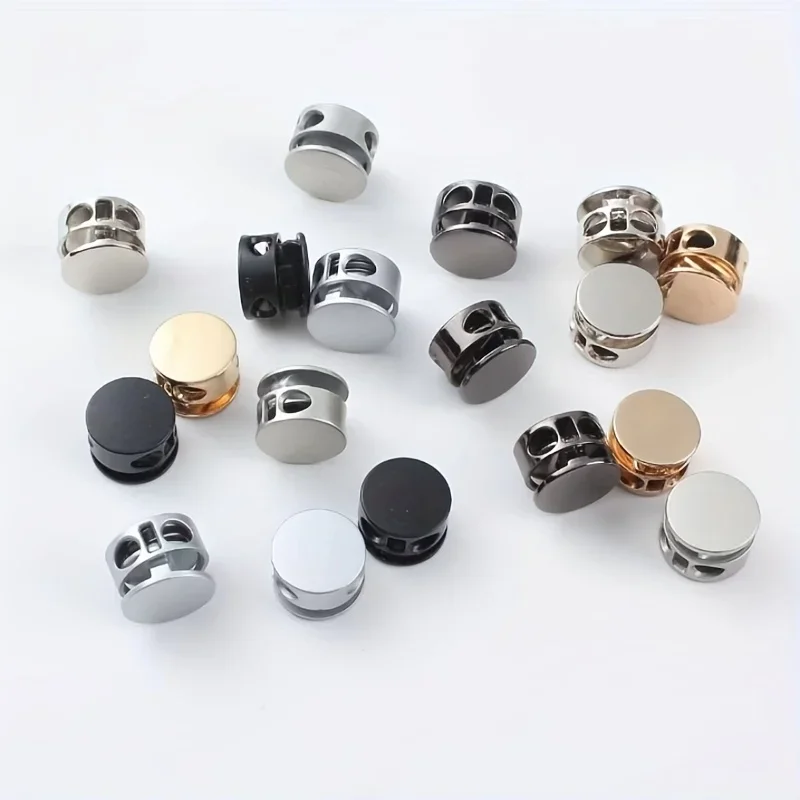 4-Pack No-Tie Shoelace Locks - Aluminum Alloy Spring Clips, Easy-to-Install Lazy Shoe Clips Suitable for Sports and Casual Shoes