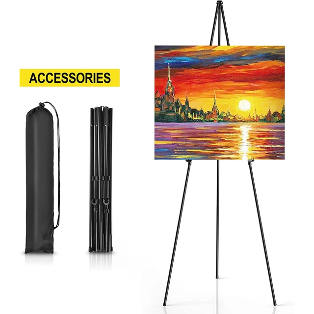 Display Easel Stand Floor Standing Portable Drawing Easels Painting Art  Easel for Wedding Picture Poster Canvas - AliExpress