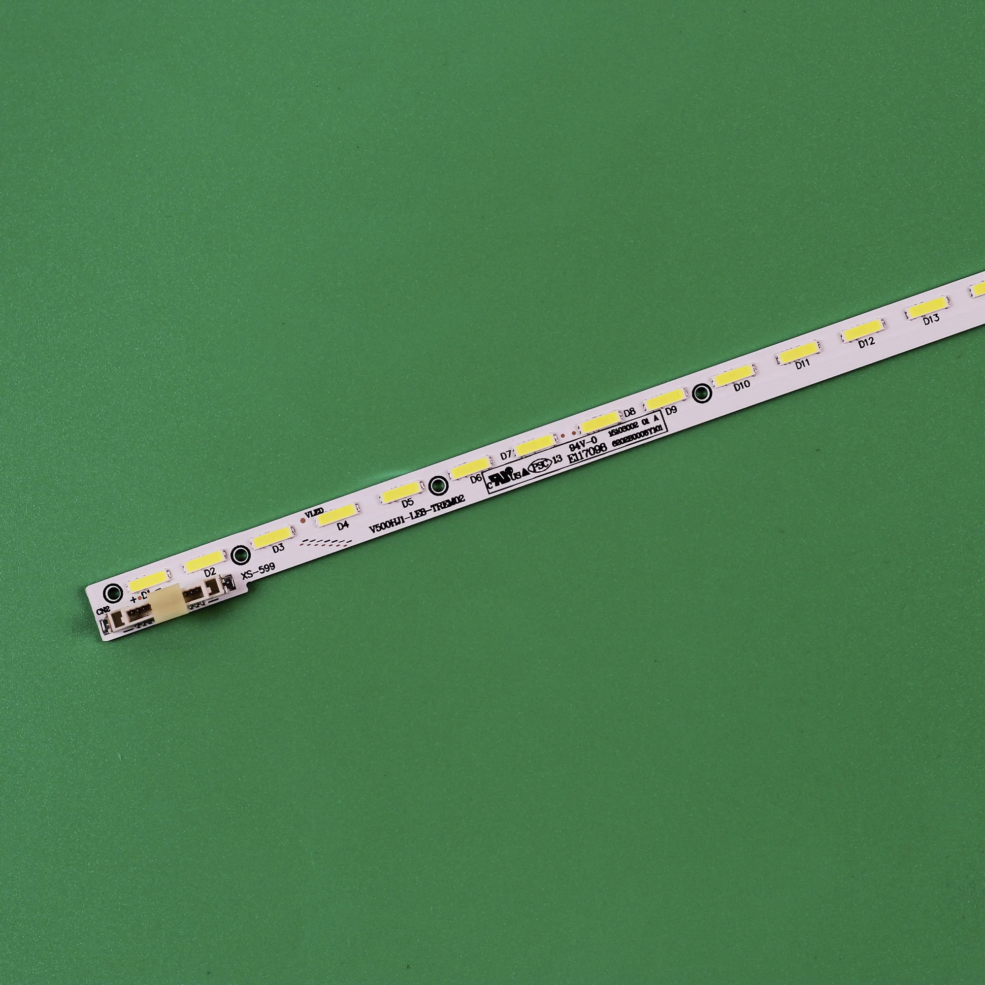 Tira Conduzida da Luz de Fundo para a Tevê Afiada do Lcd de 50 Polegadas Lcd50v3a V500hj1-le8-trem02 V500hj1-le8 623 mm 56leds 6v - Imagem 2
