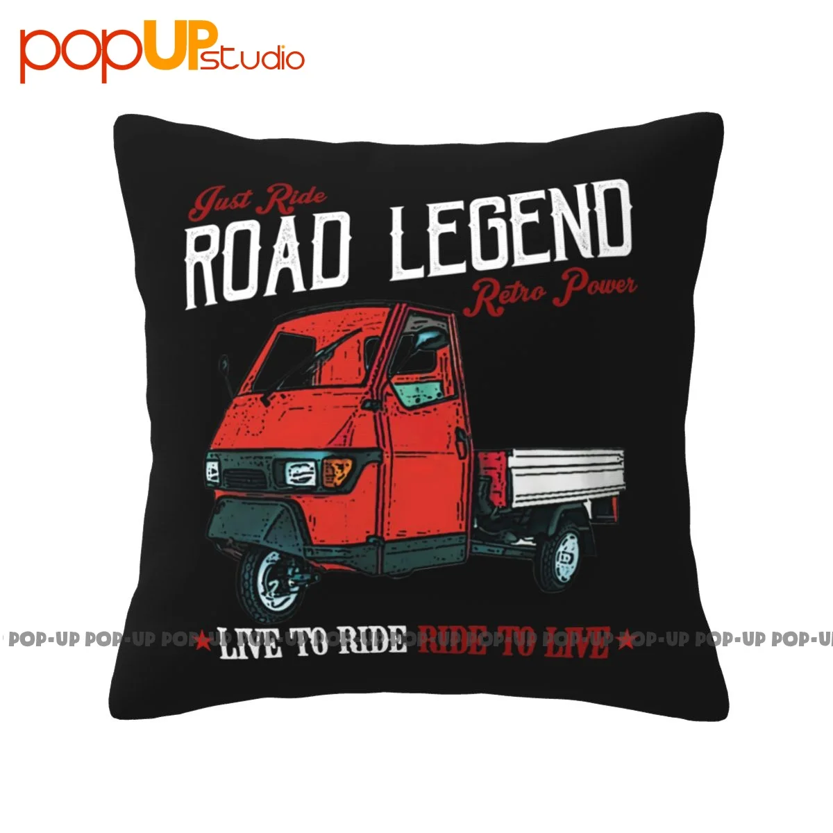 Square Ape Piaggio 50 Federa Fodera Per Cuscino Vintage Personalizzata Per Camera Da Letto