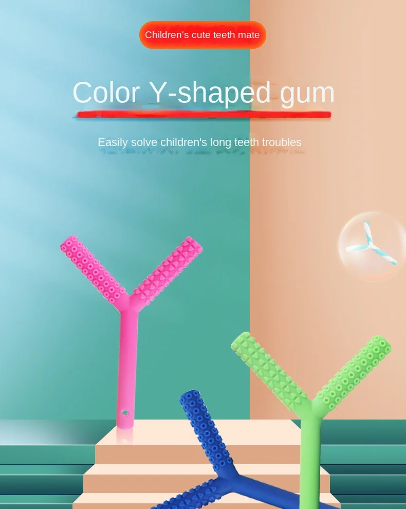 Description Picture 3 of itemKid Chewing Tube Speech Therapy Teeth Massager Children Talk Tools for Autism Sensory Speak Oral Muscle Rehabilitation Training