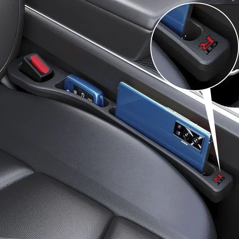 2 pcs car seat splicing plug strips car gap fillers, safety seat storage racks For Nissan GTR