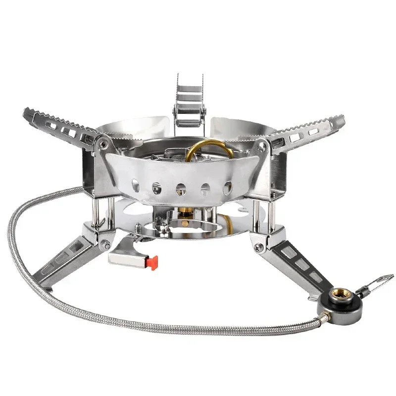 Brand-new Outdoor Stove Head Stove Camping Picnic Folding Portable Windproof Strong B17 Lpg Cooker Плитка Газовая