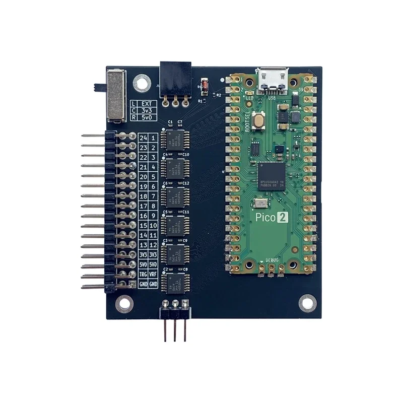 로직 분석기 V6.0 RP2350 Pico 2 - Windows, OSX 및 Linux용 소프트웨어가 포함된 400MHz 24채널 분석기